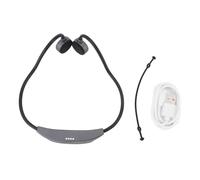 CHEOTIME Bone Conduction Headphones, Open Ear Bluetooth 5.3 Wireless Headphone, Bone Conduction Earbuds 8H Playtimes Sports Earphones with Mic, Earbuds for Hiking, Cycling, Gym, Black (Gray)