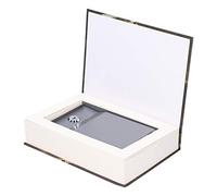 Cheotime Book Safe con bloqueo de llave, caja de almacenamiento oculta para efectivo, joyas y tarjetas, 8.7x6x1.8 pulgadas de libro disfrazado para el hogar, oficina
