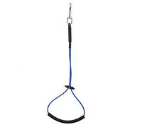 CHEOTIME Bucle de Aseo para Mascotas, Cuerda de Seguridad Fija Ajustable para Gatos, Alambre de Acero, Aro de SOGA única con Broche Giratorio para Mesa de Aseo de Mascotas,