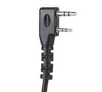 CHEOTIME Cable Adaptador de Auricular de radioaficionado de 35,43 Pulgadas, 2 Pines a 3,5 mm, Radio bidireccional con Auriculares de comunicación táctica, Interfaz de Entrada de