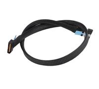 CHEOTIME Cable MCIO a MCIO 8X, Cable de Servidor de 74 Pines y 2.1 pies Cordón de Transferencia de Datos PCIe 5.0 de Alta Velocidad de 32 Gbps para conmutadores de Centro