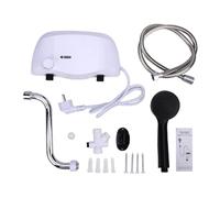 CHEOTIME Calentador de agua sin tanque eléctrico 220 V, calentador de agua eléctrico instantáneo de 6000 W, agua caliente de 3 segundos debajo del fregadero calentador de agua sin