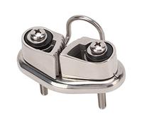 CHEOTIME CAM Cleat, Stainless Steel CAM Cleat Progressive Cams Tooth Wire up to 10mm 0.39in for Maximum Holding Power on Boat Kayak Sailing