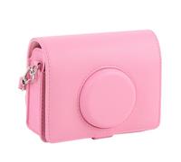 CHEOTIME Case de protección de cámara instantánea, bolsita de cámara Vintage de Cuero PU portátil Mini Camera EVO Cover con Correa para Viajar y Uso Diario