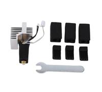 CHEOTIME Ceramic Hotend, 0.2mm Replacement Hotend Kit with Hardened Steel Nozzle, Oxide Coated Heatsink for PLA, ABS, TPU, C