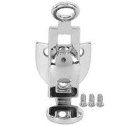 Cheotime Clarinet Rephin con protector de silicona, soporte de metal ajustable para el reposapiés de tono plateado con tornillos para la práctica Conciertos largos