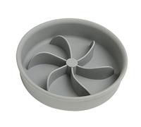 CHEOTIME Comedero Lento para Perros Tazón de Silicona de 6 Pulgadas para Razas Medianas Base de Goma Antideslizante Engrosada Tazón Laberinto para Comer Rápido Perros Grandes Anti