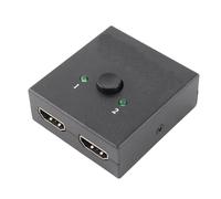 CHEOTIME Conmutador HDMI 4k 60hz Divisor, 1 en 2 Salida o 2 en 1 Salida Manual HDMI Hub para PS 5 4 3 HD Interfaz Multimedia Interruptores Bidireccionales para Proyector,