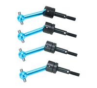 CHEOTIME CVD Drive Shaft 70mm, Al Alloy Durable RC Car Replacement Part Lightweight Easy to Install High Strength Remote Control Drive Shaft for 1/10 TT02 (Blue)