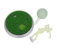CHEOTIME Decoraciones de Escritorio Luminosas de Golf, lámpara de Escritorio de Golf 3D con Base magnética Que Incluye Mini Pelota de Golf, césped de Musgo Artificial para