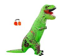 CHEOTIME Disfraz de dinosaurio inflable Adulto, elegante disfraz de dinosaurio de Halloween disfraz de dinosaurio de cosplay