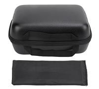 CHEOTIME Funda Protectora para Carrete de Pesca, portátil de Cuero de PU, Bolsa Protectora para Carrete de Pesca Dura, Caja de Almacenamiento para Baitcasting, Tambor Giratorio, carretes (l)