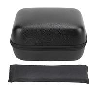 CHEOTIME Funda Protectora para Carrete de Pesca, portátil de Cuero de PU, Bolsa Protectora para Carrete de Pesca Dura, Caja de Almacenamiento para Baitcasting, Tambor Giratorio, carretes (Metro)