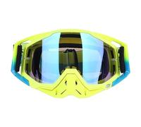 CHEOTIME Gafas de motocicleta, TPU Clear Wide Vision Tight Fit Ampliar Horizon Gafas de montar a prueba de polvo Gafas de moto de cross a prueba de viento para hombres y mujeres
