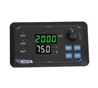 CHEOTIME Generador de señal PWM de 2 canales 1 Hz-150 kHz 0-360 grados Fase ajustable Medidor de frecuencia de ciclo de trabajo de onda de pulso cuadrado con función de almacenamie