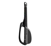 CHEOTIME Guitarra Inteligente, Guitarra Sin Cuerdas Tocar Automáticamente Cantar 1 Banda Eléctrica Silenciosa Guitarra De Viaje Inteligente Apto para Principiantes Negro Gris