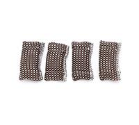 CHEOTIME Juego de 4 paños de Limpieza para Billar, bruñidor de Tacos para Limpieza de Tacos de Snooker, Herramientas Profesionales de Limpieza de Tacos de Billar y Snooker.