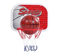 CHEOTIME Juego de Mini aro de Baloncesto sobre la Puerta, Mini aro con Tablero Resistente, 1 Bola, Bomba de Aire, Juguetes de Baloncesto, Ideas de Regalos para Hombres, niños, (Trompeta 1 Bola)