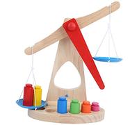 CHEOTIME Juguete a Escala de Equilibrio, metas de Aprendizaje Educativo de Aprendizaje Educativo de Madera de metra