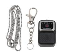 CHEOTIME Keychain Camera, Mini HD Video Recorder 2MP Photo, 480P Video Resolution for Travel Travel Study Recording Social Creative Photography (Black)