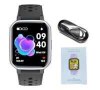 CHEOTIME Kids Smart Watch, Tracker de Fitness Educativo de la Pantalla táctil de 1.54 Pulgadas con cámara MP3 IP68 Diversión a Prueba de Lluvia Aprendizaje y Actividad Matrícula para niños (Negro)