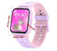 CHEOTIME Kids Smart Watch, Tracker de Fitness Educativo de la Pantalla táctil de 1.54 Pulgadas con cámara MP3 IP68 Diversión a Prueba de Lluvia Aprendizaje y Actividad Matrícula para niños (púrpura)