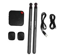 CHEOTIME Kit de batería de aire virtual, batería electrónica de práctica con palos de detección de movimiento y juego de altavoces, portátil para principiantes, adultos, niños,