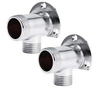 CHEOTIME Kit de instalación para de ducha exterior Grifo de baño de montaje en pared expuesto Válvula mezcladora de barra termostática Adaptador macho G1/2 hembra G3/4 para baño