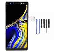 CHEOTIME LCD Display Conjunto de digitalizador táctil 3D, reemplazo de Pantalla para la Nota 9 N9600 N960U N960F N960N, Pantalla LCD de 6.4 Pulgadas Conjunto de digitalización (Plata)