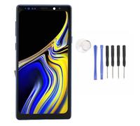 CHEOTIME LCD Display Conjunto de digitalizador táctil 3D, reemplazo de Pantalla para la Nota 9 N9600 N960U N960F N960N, Pantalla LCD de 6.4 Pulgadas Conjunto de digitalización (Azul)