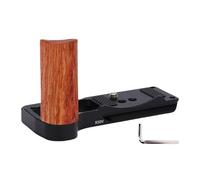 CHEOTIME Mango de Soporte en Forma de L Apto para cámara R50V, empuñadura de cámara con Placa de liberación rápida incorporada, Soporte de empuñadura, diseño de Almohadillas antide (Negra)