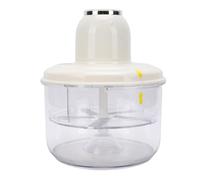 CHEOTIME Máquina peladora de uvas automática, pelador de ajos eléctrico ABS recargable de 50 W, operación con una sola prensa, pelador de verduras, herramienta para pelar frutas (Blanca)