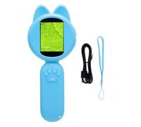 CHEOTIME Microscopio para niños, microscopio portátil portátil de lupa digital con juguetes de ciencias educativas de pantalla de pantalla de 2.0 pulgadas con 8 luces LED (Azul)