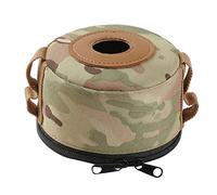 Cheotime mini estuche de tanque de gasolina, caja de protección del tanque de gas, bolsa de almacenamiento de cilindros de gas con tela de oxford para acampar al aire libre Fit (Pequeña lata)