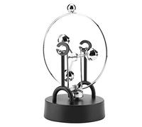 CHEOTIME Movimiento Perpetuo Cinético, Mecánica Física Educativa Movimiento Perpetuo Electrónico Bolas de Equilibrio de Oscilación Adorno de Escritorio de Oficina Decoración del (C202)