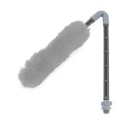 CHEOTIME Paintball Barrel Swab, Slick Stick with Soft Rubber Tip and Wool Absorbent Fluffy End Fast Paint Removal for 17.3mm 0.7in Inner Diam Barrel (Gris)