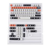 CHEOTIME PBT Pudding KeyCaps con 122 Teclas, sublimación de Tinte Colorfast 122 Teclas Capas de Teclado de Teclas para interruptores MSA Tecillos mecánicos de Juego
