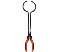 CHEOTIME Pinza de crisol de metal, abrazadera de soporte para horno de fusión de oro de acero de 15,4 pulgadas que sostiene crisoles de grafito para fundir fundición, refinar oro,