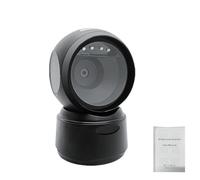 CHEOTIME Plataforma de escáner de código de Barras omnidireccional automático de Escritorio, Lector de código de Barras QR con Cable USB, detección de Imagen de código de Barras