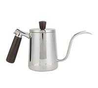 CHEOTIME Pour Over Kettle, 700ml Stainless Steel Gooseneck Coffee Kettle Long Narrow Spout Coffee Pot Hand Drip Kettle Pour Over Coffee and Tea Pot with Lid for Outdoor Travel (700ml)