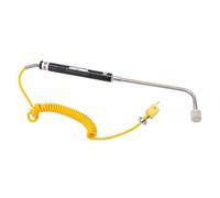 CHEOTIME Proba de termopar de superficie Ángulo recto K Tipo K Temperatura de mano Medición NR 81532B -50~500 ℃ Para medir la temperatura de la superficie de los artículos de vid