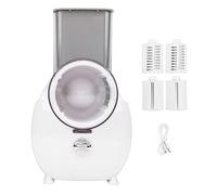 CHEOTIME Rallador De Queso Eléctrico, Cortadora De Verduras Eléctrica Rotativa Trituradora Eléctrica Recargable Con 4 Cortadores Reemplazables Para Queso Zanahoria Patata Pepino Bl