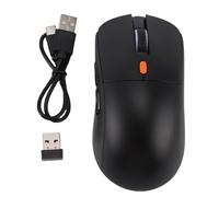 CHEOTIME Ratón AI, búsqueda y traducción de Voz Bluetooth de 6 Teclas, ratón inalámbrico Recargable para computadoras de Escritorio con Asistente GPT (Negro)