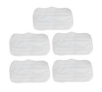 CHEOTIME Reusable Mop Pads, 5PCS Cleaning Mop Cloth White Microfiber Mop Pad Mop Head Accessories for Shark XT3010 S3111 S1001 S3101 SP100K