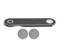 CHEOTIME Soporte Ajustable para computadora portátil, Soporte magnético para teléfono portátil, Clip de Montaje Lateral Delgado de Aluminio para Todos los teléfonos, Soporte de (Black)