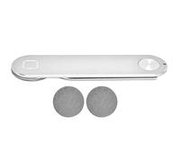 CHEOTIME Soporte Ajustable para computadora portátil, Soporte magnético para teléfono portátil, Clip de Montaje Lateral Delgado de Aluminio para Todos los teléfonos, Soporte de (Silver)