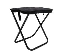 CHEOTIME Taburete de Campamento, taburetes Plegables portátiles m de aleación de Aluminio liviano con Bolsa Plegable con Bolsas de autoconstrucción para Viajar Playa de Pesca Negra