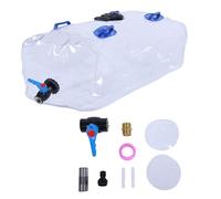 CHEOTIME Tanque de vejiga de Agua de PVC de 30 galones, vejiga de Almacenamiento de Agua portátil Plegable Bolsa de Agua de Emergencia Transparente Contenedor de Bolsa de Agua Grande con