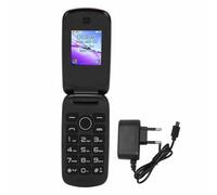 CHEOTIME Teléfono Celular con Tapa 2G para Personas Mayores, 1200 mAh, teléfono Celular gsm con Doble SIM, Pantalla a Color de 1,77 Pulgadas, teléfonos móviles para Personas (Enchufe Europeo)