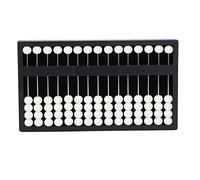 CHEOTIME The Blind Abacus, ABS Professional 15 Row Braille Learning Abacus Herramienta de Aprendizaje portátil de Conceptos matemáticos con Signos táctiles para educación temprana